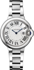 Cartier Ballon Bleu De Cartier Silver Dial Silver Steel Strap Watch For Women - W6920084