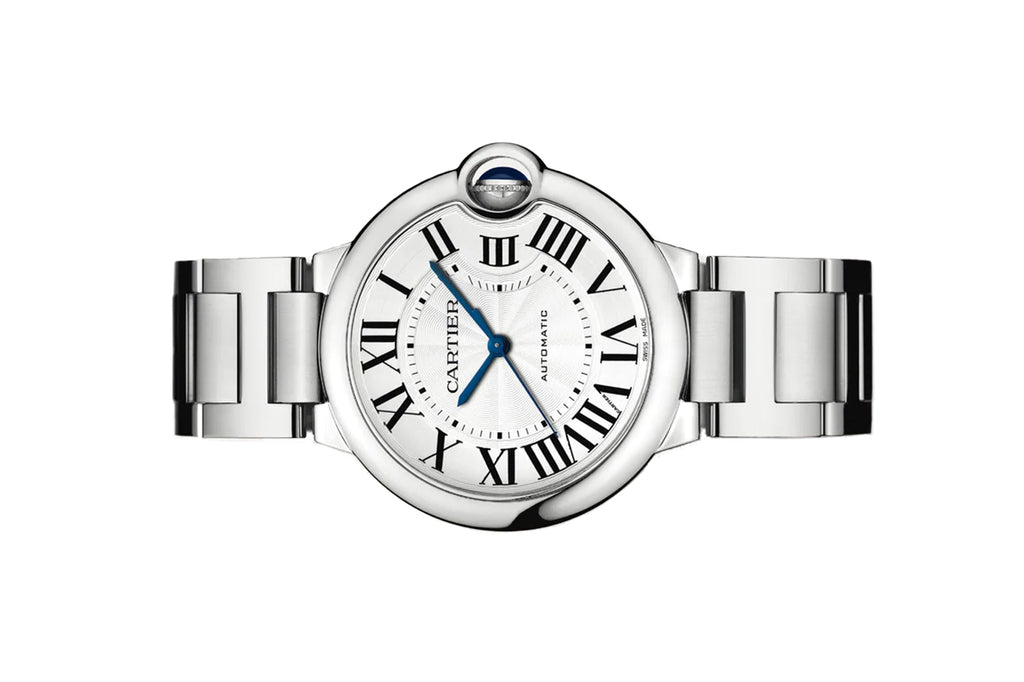 Cartier Ballon Bleu De Cartier Silver Dial Silver Steel Strap Watch For Women - WSBB0044