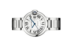 Cartier Ballon Bleu De Cartier Silver Dial Silver Steel Strap Watch For Women - WSBB0048