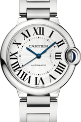 Cartier Ballon Bleu De Cartier Silver Dial Silver Steel Strap Watch For Women - WSBB0048