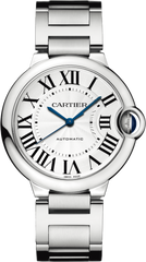 Cartier Ballon Bleu De Cartier Silver Dial Silver Steel Strap Watch For Women - WSBB0048