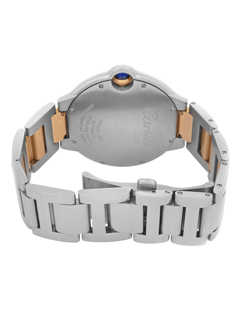 Cartier Ballon Bleu De Cartier Brown Dial Two Tone Steel Strap Watch For Men - W6920032