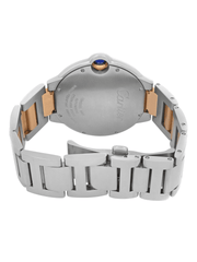 Cartier Ballon Bleu De Cartier Brown Dial Two Tone Steel Strap Watch For Men - W6920032