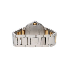 Cartier Ballon Bleu De Cartier Silver Dial Two Tone Steel Strap Watch For Unisex Watch - W69008Z3