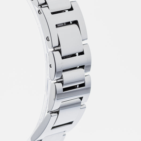 Cartier Ballon Bleu De Cartier Silver Dial Two Tone Steel Strap Watch For Unisex Watch - W69008Z3