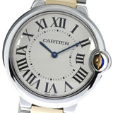 Cartier Ballon Bleu De Cartier Silver Dial Two Tone Steel Strap Watch For Unisex Watch - W69008Z3