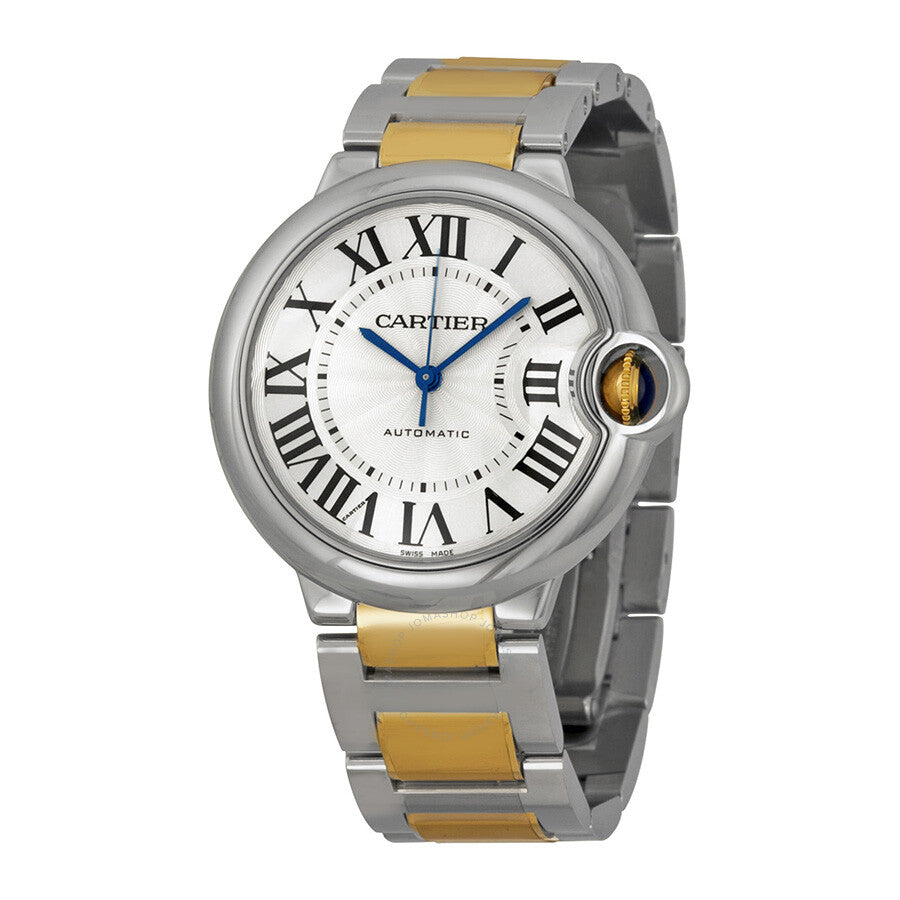 Cartier Ballon Bleu De Cartier Silver Dial Two Tone Steel Strap Watch For Women - W2BB0030