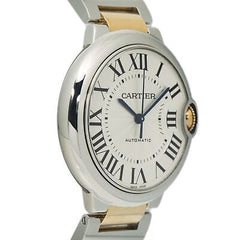 Cartier Ballon Bleu De Cartier Silver Dial Two Tone Steel Strap Watch For Women - W2BB0030