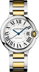 Cartier Ballon Bleu De Cartier Silver Dial Two Tone Steel Strap Watch For Women - W2BB0030