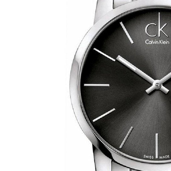 Calvin Klein City Black Dial Silver Steel Strap Watch for Men - K2G21161 Watches Calvin Klein   