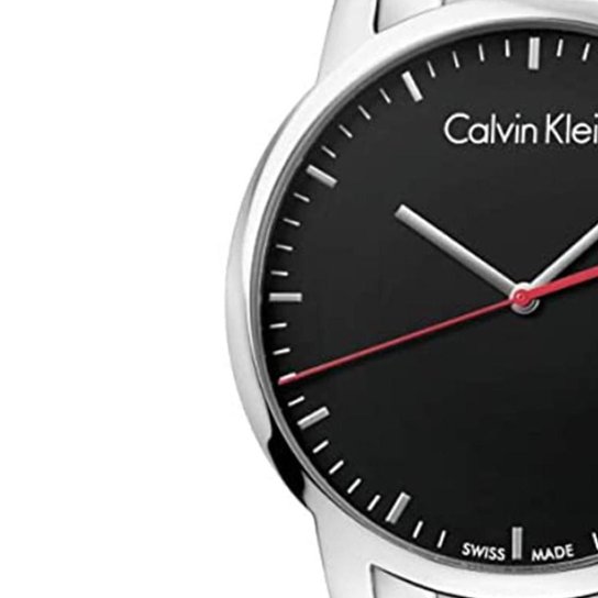 Calvin Klein City Black Dial Silver Steel Strap Watch for Men - K2G2G141 Watches Calvin Klein   