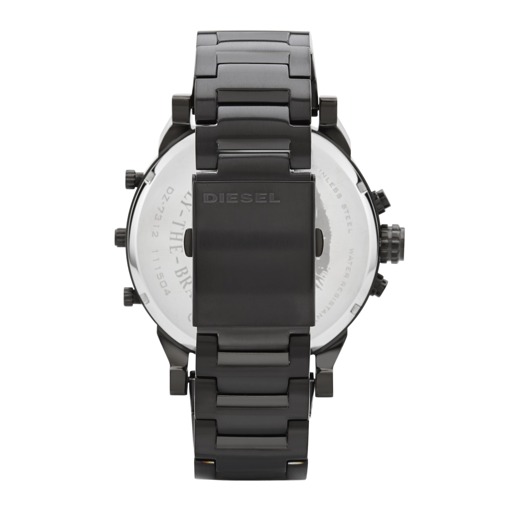 Diesel Mr Daddy 2.0 Chronograph Black Dial Black Stainless Steel Watch For Men - DZ7396 Watches Diesel   