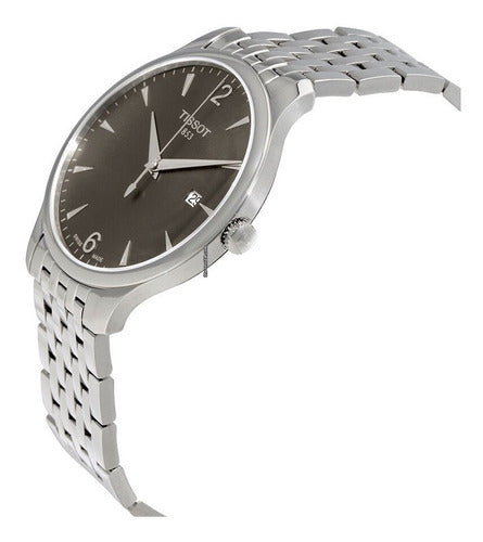 Tissot T Classic Tradition Grey Dial Stainless Steel Watch For Men - T063.610.11.067.00 Watches Tissot   