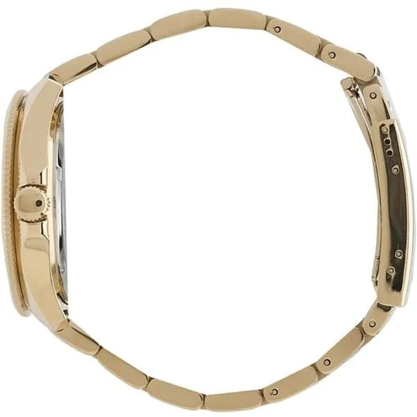 Fossil Cecile Multifunction Champagne Dial Gold Steel Strap Watch for Women - AM4510 Watches Fossil   