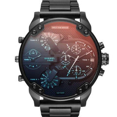 Diesel Mr Daddy 2.0 Black Dial Black Stainless Steel Watch For Men - DZ7395 Watches Diesel   