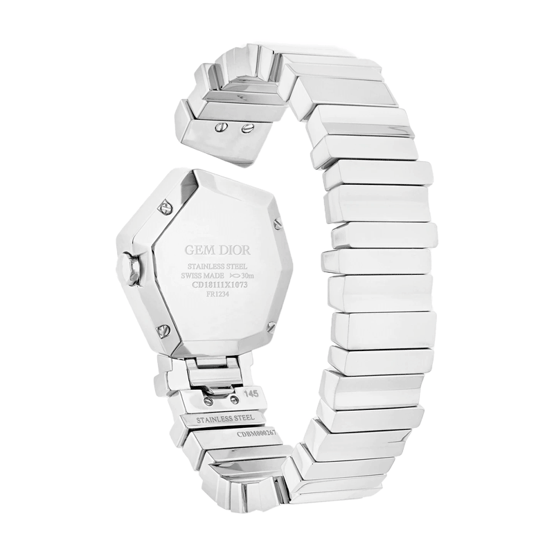 Dior Gem Dior Mother Of Pearl Dial Silver Steel Strap Watch For Women - CD18111X1073