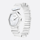 Dior Gem Dior Mother Of Pearl Dial Silver Steel Strap Watch For Women - CD18111X1073