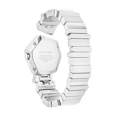Dior Gem Dior Mother Of Pearl Dial Silver Steel Strap Watch For Women - CD18111X1073