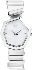 Dior Gem Dior Mother Of Pearl Dial Silver Steel Strap Watch For Women - CD18111X1073