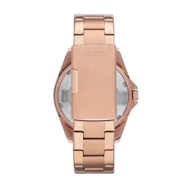 Fossil Riley Multifunction Rose Gold Dial Rose Gold Steel Strap Watch for Women - ES2811 Watches Fossil   