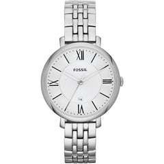 Fossil Jacqueline White Dial Silver Steel Strap Watch for Women - ES3433 Watches Fossil   