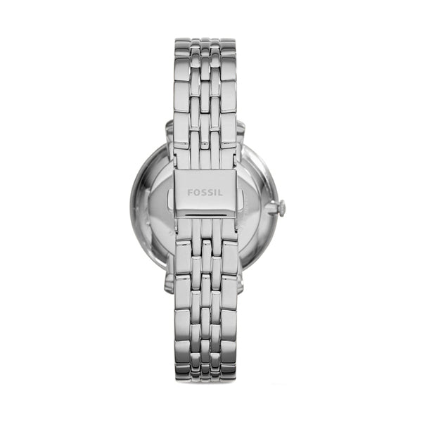 Fossil Jacqueline White Dial Silver Steel Strap Watch for Women - ES3631 Watches Fossil   