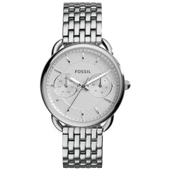 Fossil Tailor Silver Dial Silver Stainless Steel Strap Watch for Women - ES3712 Watches Fossil   