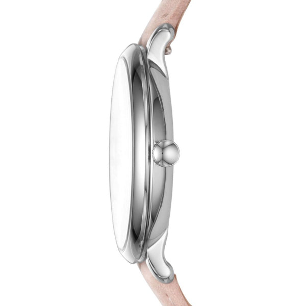 Fossil Jacqueline Blush Mother of Pearl Dial Pink Leather Strap Watch for Women - ES4151 Watches Fossil   