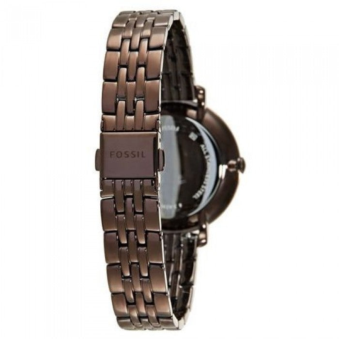 Fossil Jacqueline Brown Dial Brown Steel Strap Watch for Women - ES4275 Watches Fossil   