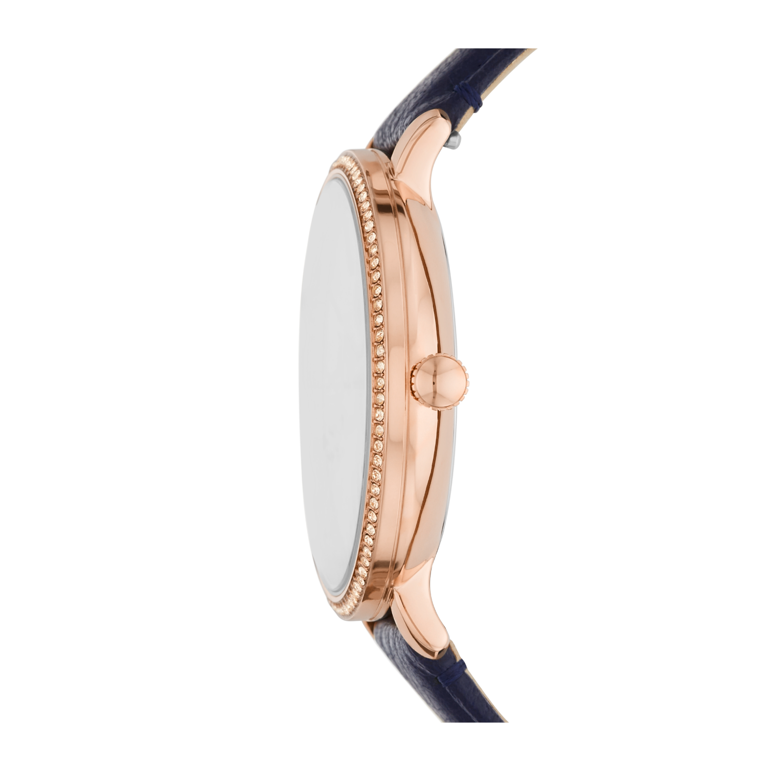 Fossil Jacqueline White Dial Blue Leather Strap Watch for Women - ES4291 Watches Fossil   
