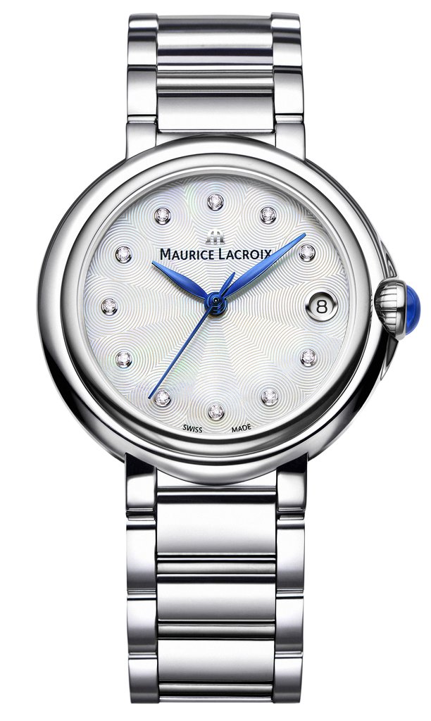 Maurice Lacroix Fiaba Mother of Pearl Dial Silver Steel Strap Watch for Women - FA1004-SS002-170-1 Watches Maurice Lacroix   