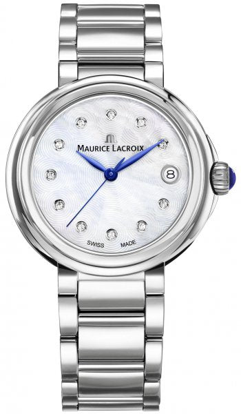 Maurice Lacroix Fiaba Mother of Pearl Dial Silver Steel Strap Watch for Women - FA1004-SS002-170-1 Watches Maurice Lacroix   