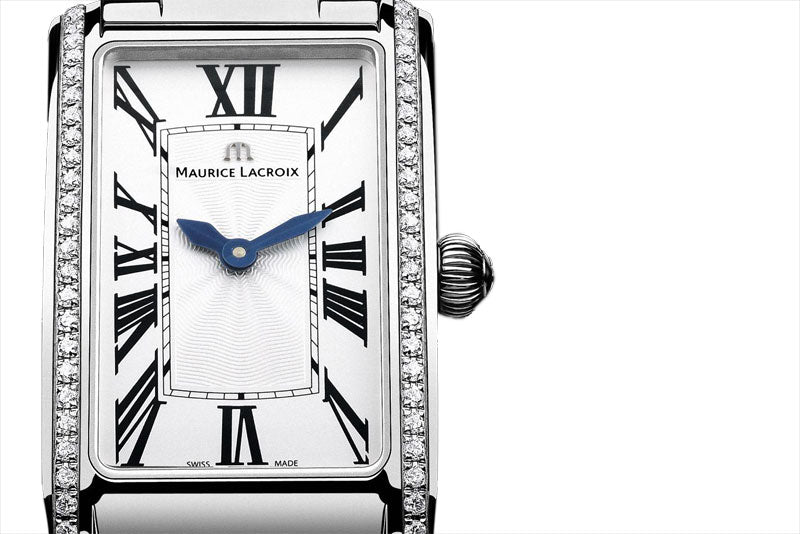Maurice Lacroix Fiaba Diamonds White Dial Silver Steel Strap Watch for Women - FA2164-SD532-118 Watches Maurice Lacroix   