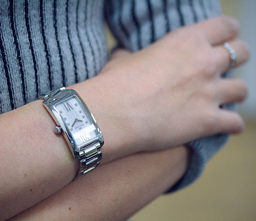 Maurice Lacroix Fiaba Mother of Pearl Dial Silver Steel Strap Watch for Women - FA2164-SS002-170 Watches Maurice Lacroix   