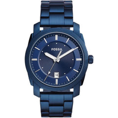 Fossil Machine Blue Dial Blue Stainless Steel Strap Watch for Men - FS5231 Watches Fossil   