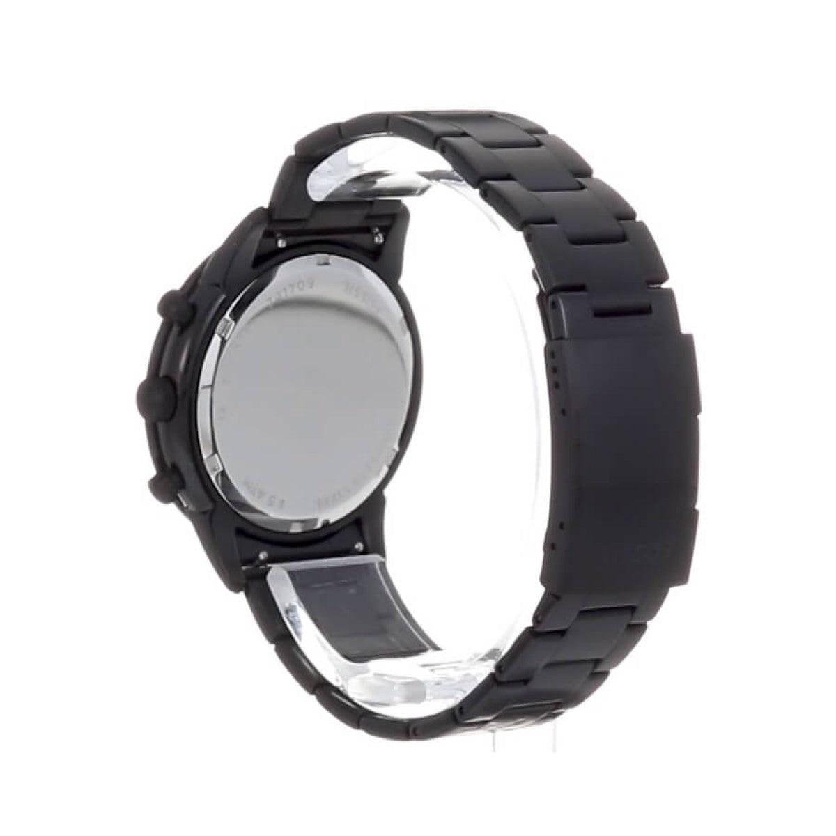 Fossil Townsman Chronograph Black Dial Black Steel Strap Watch for Men - FS5379 Watches Fossil   