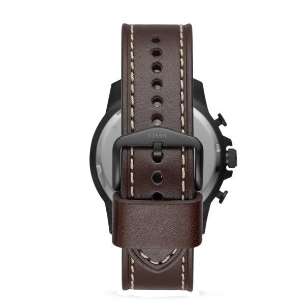 Fossil Bowman Chronograph Brown Dial Brown Leather Strap Watch for Men - FS5601 Watches Fossil   