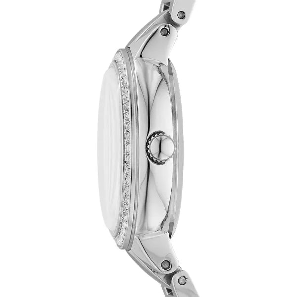 Fossil Jacqueline Multifunction White Dial Silver Steel Strap Watch for Women - ES3738 Watches Fossil   