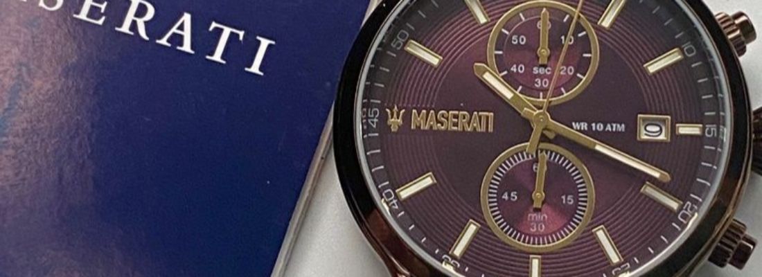 Maserati Epoca Chronograph Brown Dial Brown Leather Watch For Men - R8871618006 Watches Maserati   