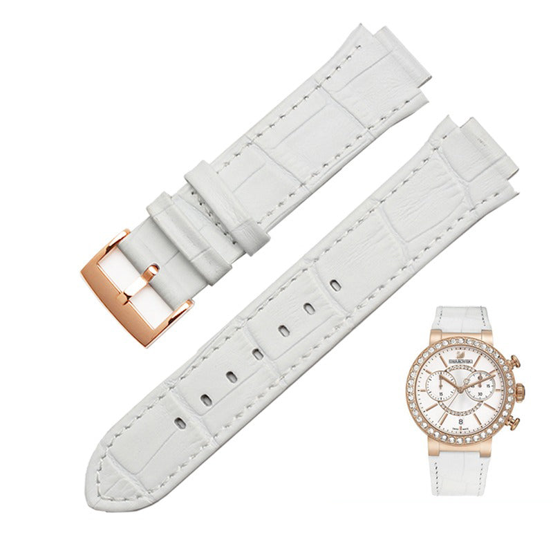 Swarovski Citra Sphere Chrono White Dial White Leather Strap Watch for Women - 5080602 Watches Swarovski   