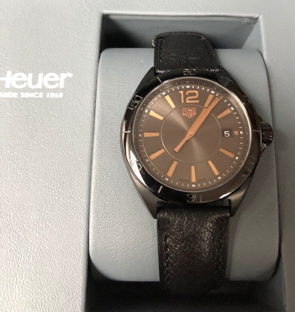 Tag Heuer Formula 1 35mm Quartz Black Dial Black Leather Strap Watch for Women - WBJ1314.FC8230 Watches Tag Heuer   