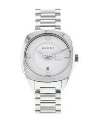 Gucci GG2570 White Dial Silver Steel Strap Watch For Women - YA142502 Watches Gucci   