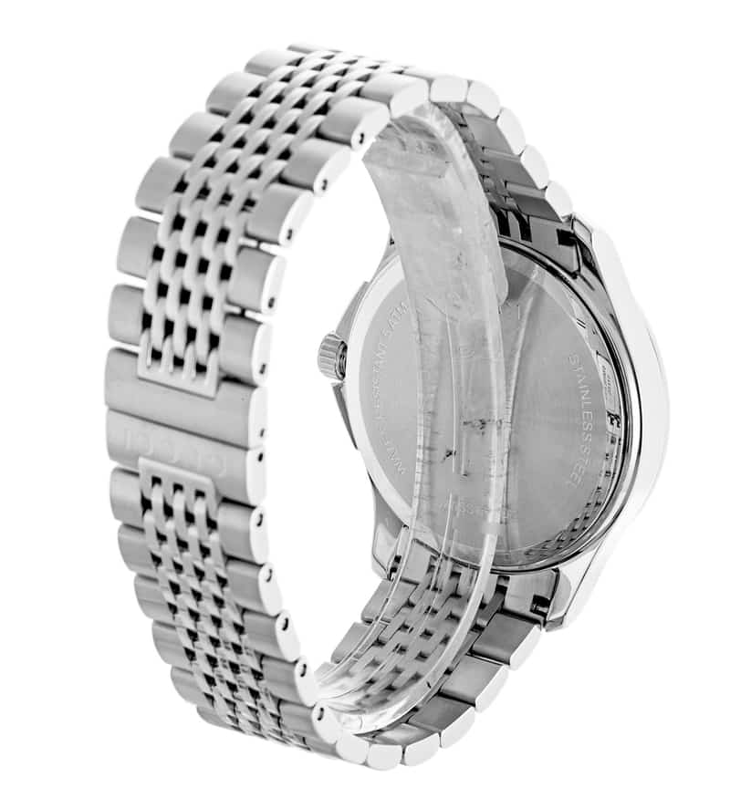 Gucci G Timeless Diamond Black Dial Silver Steel Strap Watch For Women - YA126408 Watches Gucci   