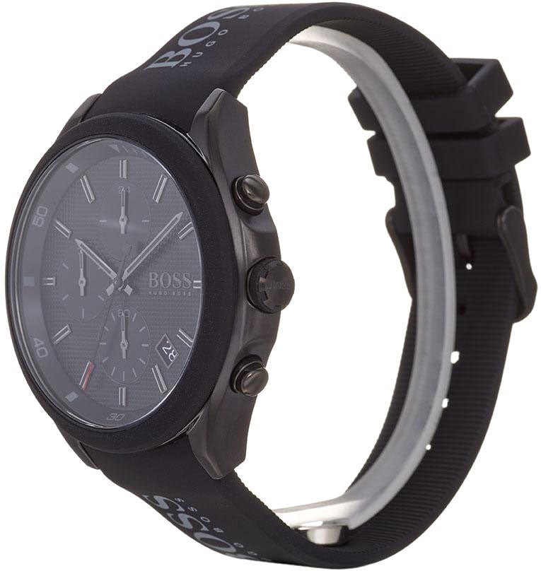 Hugo Boss Velocity Black Dial Black Rubber Strap Watch for Men - 1513720 Watches Hugo Boss   