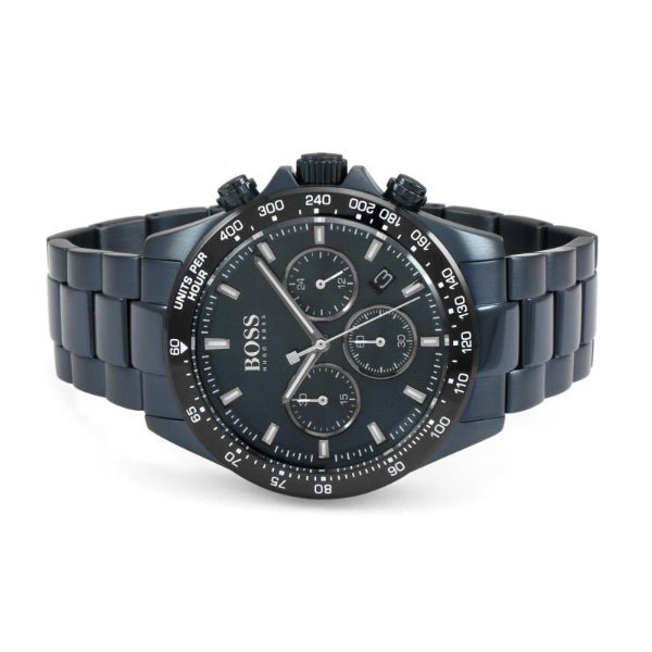 Hugo Boss Hero Sport Lux Blue Dial Blue Steel Strap Watch for Men - 1513758 Watches Hugo Boss   