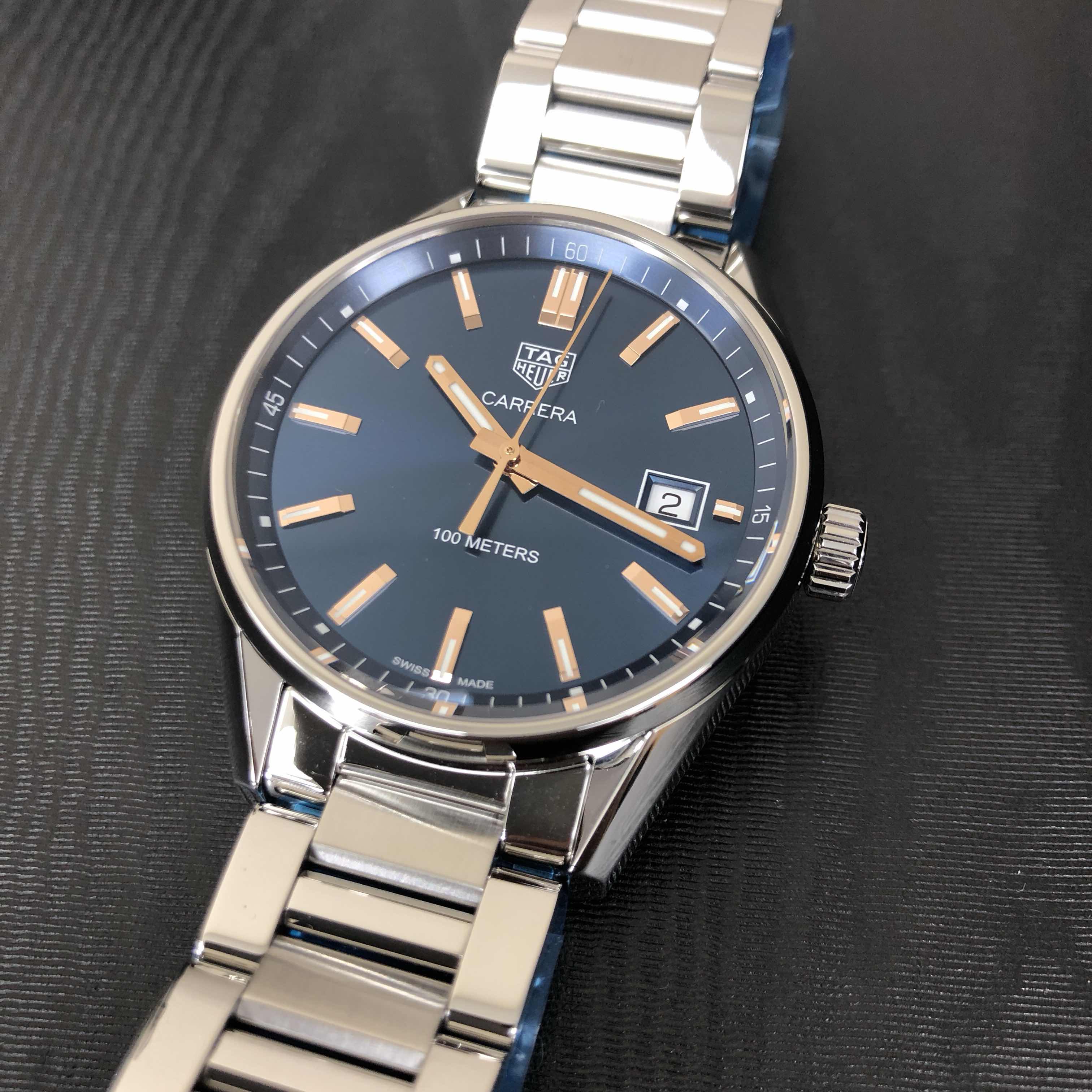 Tag Heuer Carrera Quartz Blue Dial Silver Steel Strap Watch for Women - WAR1112.BA0601 Watches Tag Heuer   