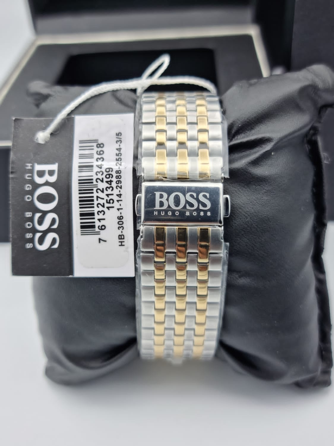 Hugo Boss Navigator White Dial Two Tone Steel Strap Watch for Men - 1513499 Watches Hugo Boss   