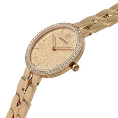 Swarovski Cosmopolitan Diamond Powder Gold Dial Rose Gold Steel Strap Watch for Women - 5517800 Watches Swarovski   