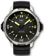 IWC Aquatimer Automatic 2000 Black Dial Black Rubber Strap Watch For Men - IW358001