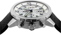 IWC Aquatimer Chronograph White Dial Black Rubber Strap Watch For Men - IW376801